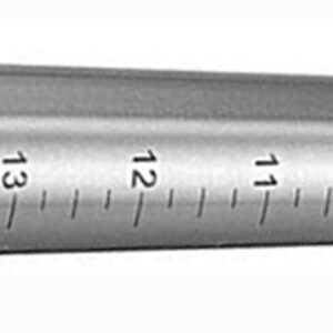 Stainless Steel Ring Mandrel,  hard chromed , ungrooved, marked 1-16