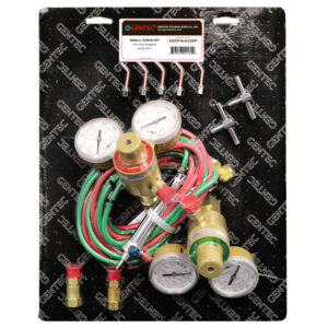 Small Torch Kit, Acetylene and Oxygen with 5 tips and Regulators