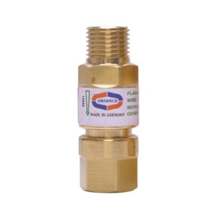 UNIWELD FLASHBACK ARRESTOR OXYGEN B CONNECTION