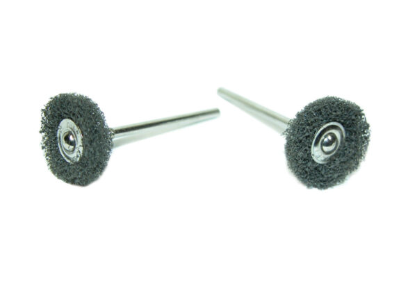 3/4" mounted satin buffs medium